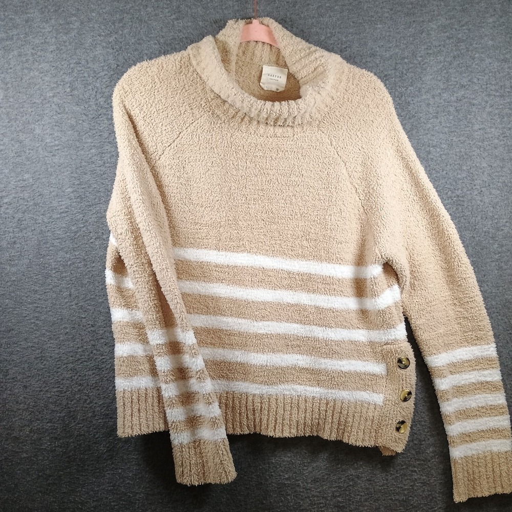 Harper Heritage Sweater Womens S Comfy‎ Cozy Soft Long Sleeve Lounge Striped